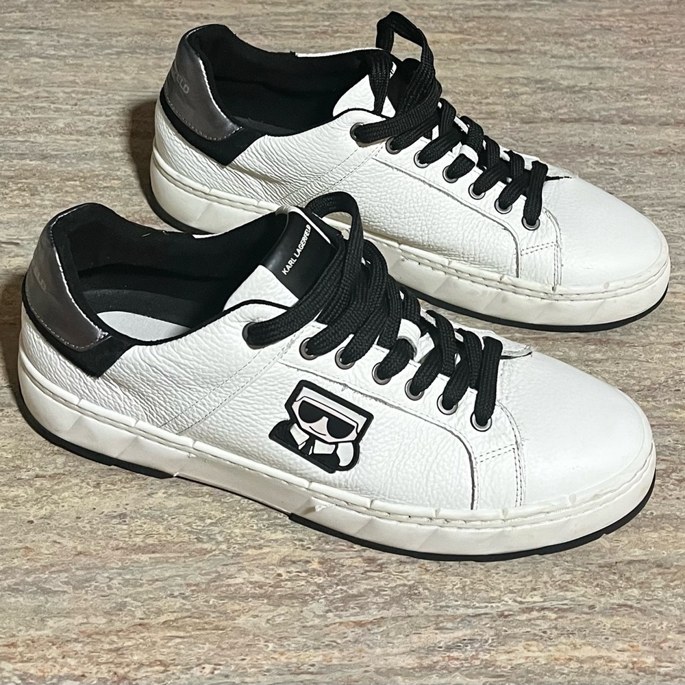 Karl Lagerfeld leather sneakers - Picture 7 of 16